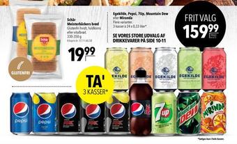 Citti Egekilde, pepsi, 7up, mountain dew. eller miranda tilbud