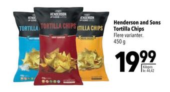 Henderson and sons tortilla chips