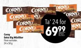 Citti Corny extra big müslibar tilbud