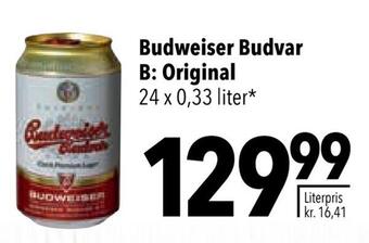 Citti Budweiser budvar b: original tilbud
