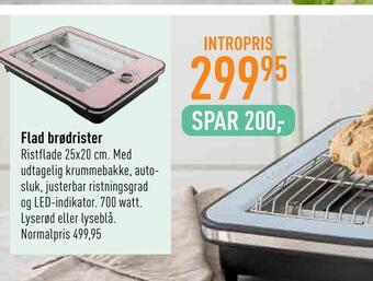 Imerco Flad brødrister tilbud