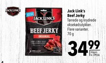 Citti Jack link's beef jerky tilbud