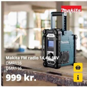 10-4 Byggecenter Makita arbejdsradio tilbud