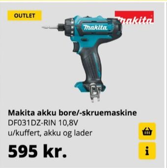 10-4 Byggecenter Makita bore- og skruemaskine tilbud