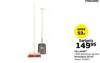 Fiskars kost & skovl