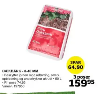 Bygma Ukendt dækbark tilbud