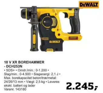 Bygma Dewalt borehammer tilbud