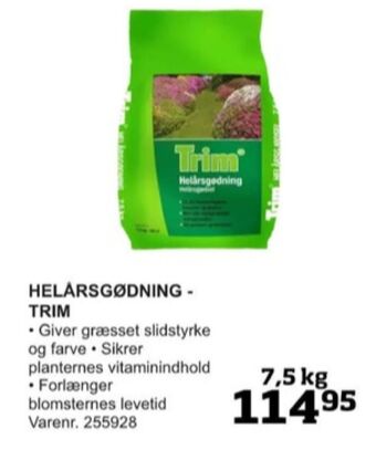Trim gødning