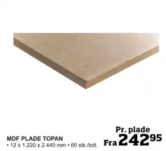 Bygma Ukendt mdf plade tilbud