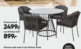 Bilka Arizona bord tilbud