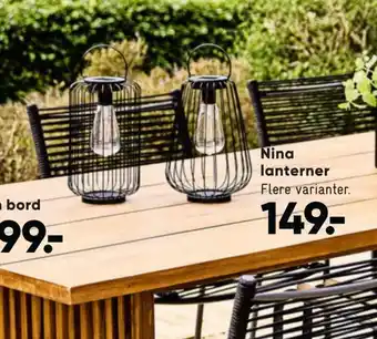 Bilka Nina lanterner tilbud