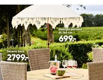 Bilka Georgia parasol tilbud