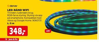 jem & fix Led-bånd wifi tilbud