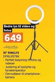 Power 16'' ringlys tilbud