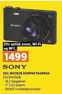 Sony dsc-wx350b kompaktkamera