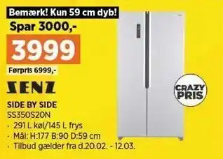 Power Senz side by side tilbud