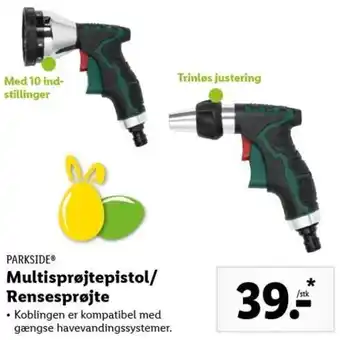 Lidl Parkside Multisprøjtepistol/Rensesprøjte tilbud