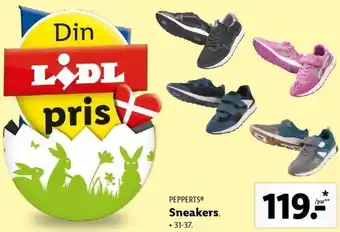 Lidl Pepperts Sneakers 31-37 tilbud