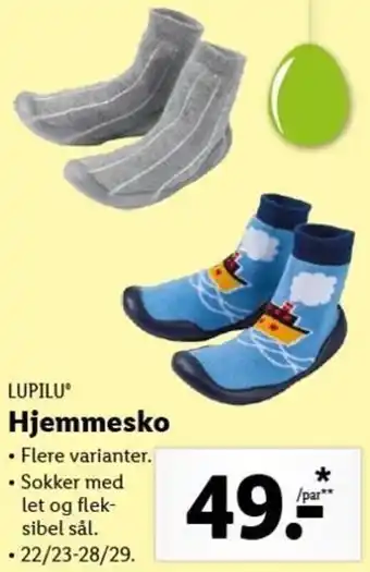 Lidl Lupilu Hjemmesko tilbud