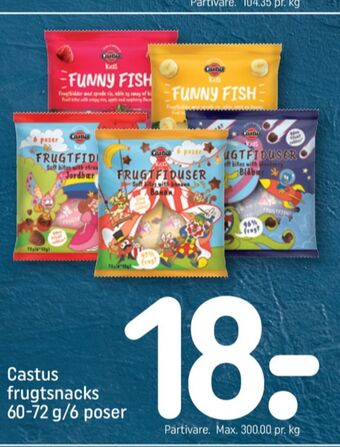 Funny fish frugtsnack