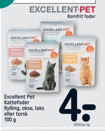 REMA 1000 Excellent pet kattefoder tilbud