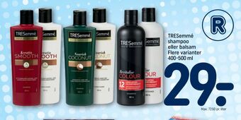 REMA 1000 Tresemmé shampoo tilbud