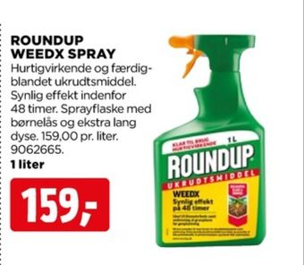 jem & fix Roundup ukrudtsmiddel tilbud