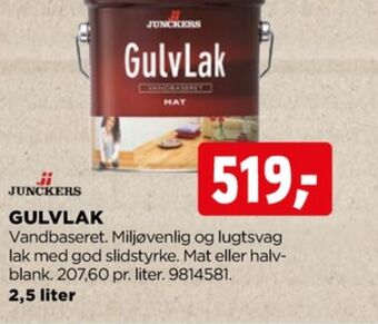 jem & fix Junckers gulvlak tilbud