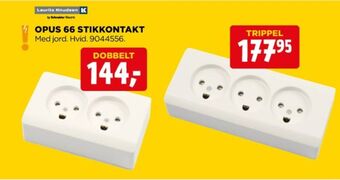 jem & fix Opus stikkontakt tilbud