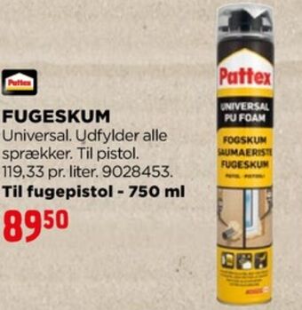 jem & fix Pattex pu skum tilbud