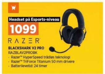 Power Razer headset tilbud