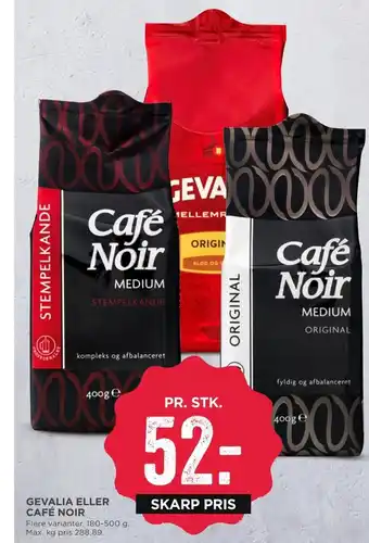 MENY Gevalia eller Café Noir tilbud