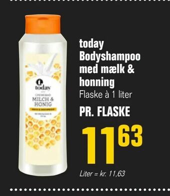 Otto Duborg today Bodyshampoo med mælk & honning tilbud