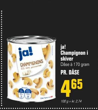 Otto Duborg ja! Champignon i skiver tilbud