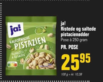 Otto Duborg ja! Ristede og saltede pistacienødder tilbud
