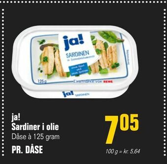 Otto Duborg ja! Sardiner i olie tilbud