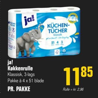 Otto Duborg ja! Køkkenrulle tilbud