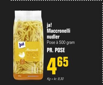 Otto Duborg ja! Maccronelli nudler tilbud