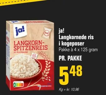Otto Duborg ja! Langkornede ris i kogeposer tilbud