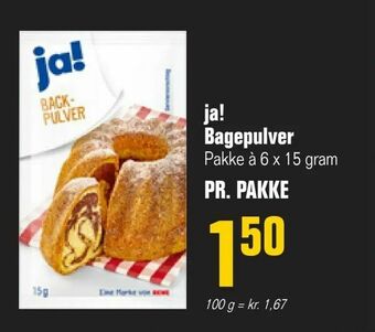 Otto Duborg ja! Bagepulver tilbud