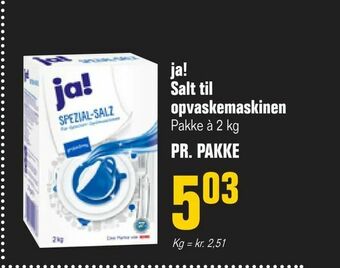 Otto Duborg ja! Salt til opvaskemaskinen tilbud