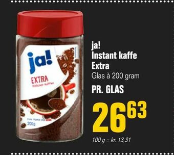 Otto Duborg ja! Instant kaffe Extra tilbud