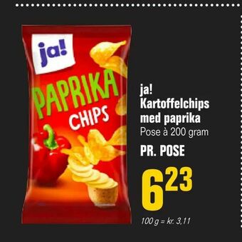Otto Duborg ja! Kartoffelchips med paprika tilbud