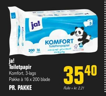 Otto Duborg ja! Toiletpapir tilbud