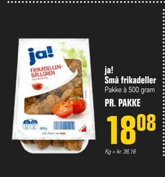 Otto Duborg ja! Små frikadeller tilbud