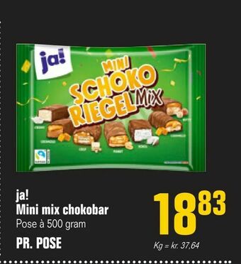 Poetzsch Padborg ja! Mini mix chokobar tilbud
