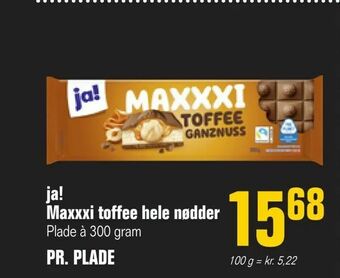Poetzsch Padborg ja! Maxxxi toffee hele nødder tilbud