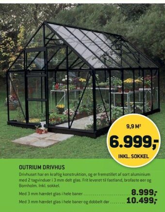 XL-BYG Outrium Drivhus tilbud