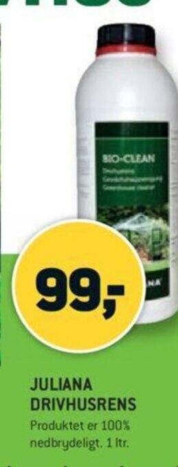 XL-BYG Juliana Drivhusrens tilbud