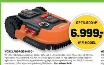 XL-BYG Worx Landroid M600+ tilbud